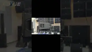 Double 8 inch line array Custom speaker support frame