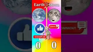 Earth vs Moon #shortvideo #exploreshort #shortsfeed #trendingshorts