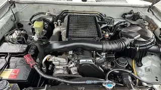 2000 Toyota Land Cruiser Prado TX KZJ95 - MANUAL TRANSMISSION - TURBO DIESEL- JDM - ENGINE