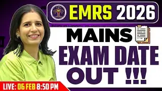 EMRS 2026 Mains Exam Date OUT! 📢 Tier 2 Schedule & Preparation Strategy