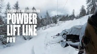 DON'T FALL under the lift! ZAUCHENSEE Off-Piste Austria SKI 4K POV