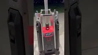 27,000 Lumen Battery Powered Jobsite Light! #milwaukeetools #rocketlight #shorts