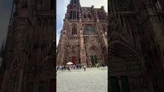 Strasbourg&rsquo;s Cathedral, France 🇫🇷 #france #strasburg #cathedral #travel #europe #travelvideo