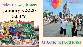Live!  Magic Kingdom!  Rides and Park updates!
