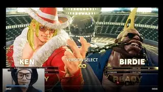 Ken (Holiday) vs Birdie (Nostalgia) Hard Mode | Street Fighter V