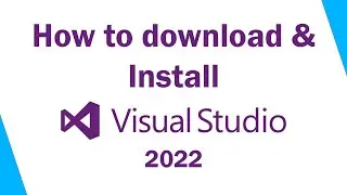 How to Download and Install Visual Studio 2022 in sinhala