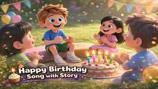 Happy Birthday Story with Song |Kids Wonder World TV | With Subtitles