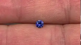 Genuine Precision Diamond Cut Round Genuine Blue Sapphire in Grade AAA at AfricaGems