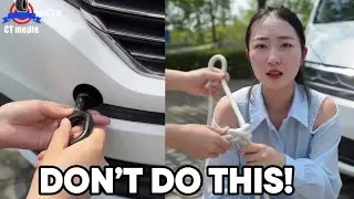 Best way to tie a tow rope on a car