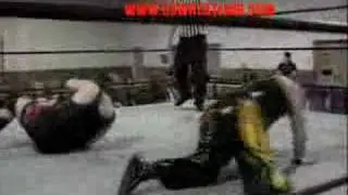 3XWRESTLING GOLD RUSH GAGE OCTANE VS ARIK CANNON