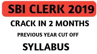 SBI CLERK 2019 CRACK IN 50 DAYS