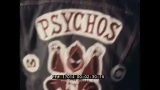 LOS PSYCHOS MOTORCYCLE CLUB     WEDDING IN REDLANDS    1970s HOME MOVIE   17014