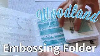 Making a Springtime Card Using Stampin' Up's! Woodland Embossing Folder and Friend Like You Bundle