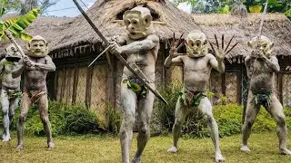 Mud Men Tribe In Papua Guinea (Papua Island #papua #tribe #humanity 