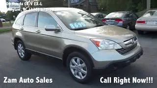 Used 2009 Honda CR V EX-L,- Gold- ZAM Auto Sales, LLC.- 910 S. Church St. Burlington NC 27215- $8390