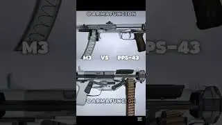 M3 &ldquo;Grease Gun&rdquo; 🇺🇸 vs PPS-43 🇷🇺 | WW2 Icons ⚔️ Cold War Legends 💥 #militaryhistory #armafuncion #usa