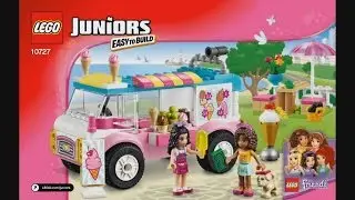 LEGO Juniors Friends 10727 Emma's Ice Cream Truck - instruction timelapse