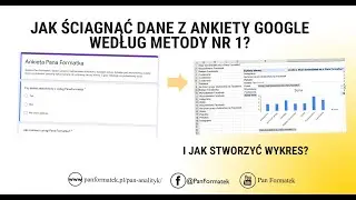 Metoda nr 1. Jak ściągnąć dane z Formularza Google/ (Ankiety Google) i stworzyć wykres?