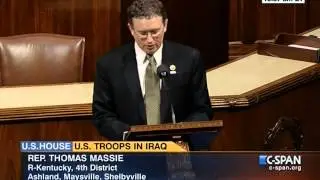 Rep. Massie Speaks in Support of H. Con. Res. 105.