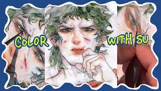 Trying Daniel Smith x Jean Haines Watercolor pallet for the first time!