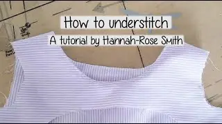 How to understitch