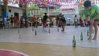 BOTTLE RELAY(SUKSOK HUGOT STRAW )#panukulanporbahan panukulan