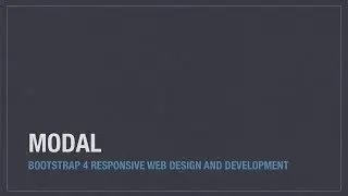 Bootstrap 4 (Alpha 6) components: Modal