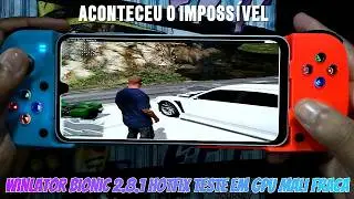 WINLATOR BIONIC VANILLA 2.8.1 HOTFIX FEZ MILAGRE! DESEMPENHO INSANO EM GPU MALI FRACA | GALAXY A16