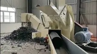 #PE pipe crusher！Pipe chipper#PE pipe crushing and recycling