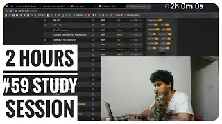 #59 Study with me | 2 hours | Leetcode | learning Vim | #codingjourney #dsa