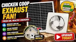 20W Solar Panel + 8 Inch High Speed Exhaust Fan