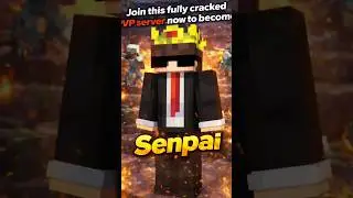 Join this Creaked PvP Server to become SenpaiSpider😳 #minecraft @VoidX-d @SenpaiSpider