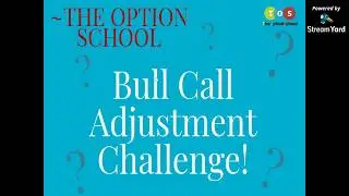 (HINDI) NIFTY BULL CALL SPREAD ADJUSTMENT CHALLENGE by THE OPTION SCHOOL