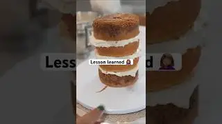 Well, I won&rsquo;t do THAT again 🙄 #bakingbusiness #cakebusiness #bakingvlog