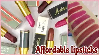 Best Affordable lipsticks | Pretty shades of Medora/Har shade k full review
