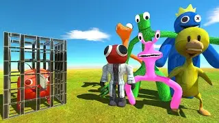 X6 Rainbow Friends Rescue Pochita - Animal Revolt Battle Simulator