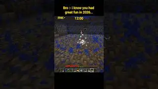 pov it's new year 2026 in Minecraft | #minecraft #shorts #gaming