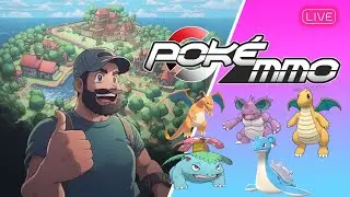 LIVE - Pok&eacute;MMO: Can I Beat the Kanto Elite Four in Pok&eacute;mon MMO? | Live Challenge!