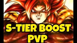 Ультра SSJ4 Гогета на S-уровне усиления (DRAGONBALL LEGENDS)