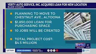 Nearly $2M loan approved to help Blair County business grow | WTAJ