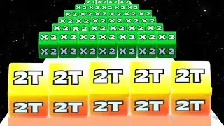 Jelly Run 2048 (vs) Marble Run - ASMR Gameplay (Freeplay, Max Level) New Update