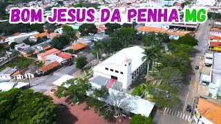 Bom Jesus da Penha MG vista por cima com meu drone
