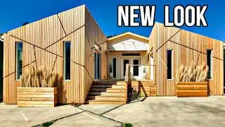 An Inside Look at a 1700 square foot PREFAB HOME with a one of a kind Exterior!