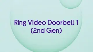 Ring Video Doorbell 1 (2nd Gen) - Satin Nickel - Product Overview