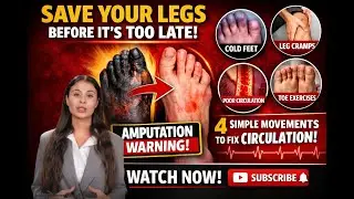Cold Feet, Leg Pain, Poor Circulation? 4 Simple Movements to Restore Blood Flow & Save Your Feet