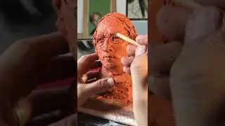 John Lennon clay sculpture time-lapse