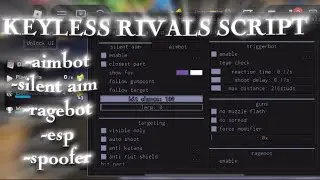 [FIXED] rivals FREE script mobile / pc keyless unlock all, aimbot, ragebot, spoofer