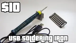 $10 USB soldering iron first look review