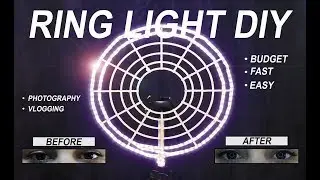 Ring Light/Circle Light Diy On a Budget With Max Results