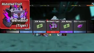I Rolled 15 Times To Get The New Tiger Skin! (Werewolf) | Blox Fruits New Halloween Update